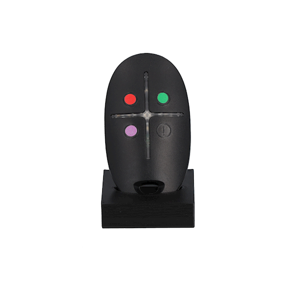 Ajax Systems SpaceControl Black Télécommande sans fil avec boutons colorés