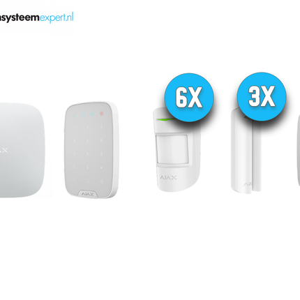 Ajax Systems Alarm System Kit 5 Wireless (White)