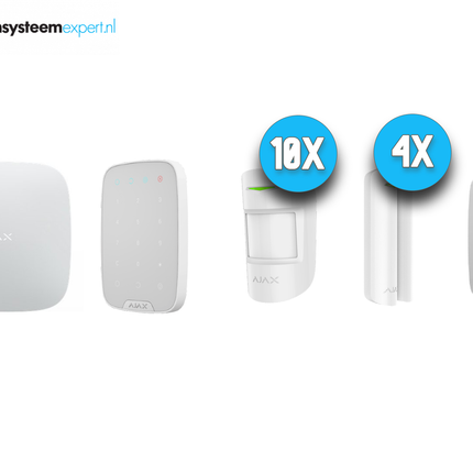 Ajax Systems Alarm System Kit 6 Wireless (White)
