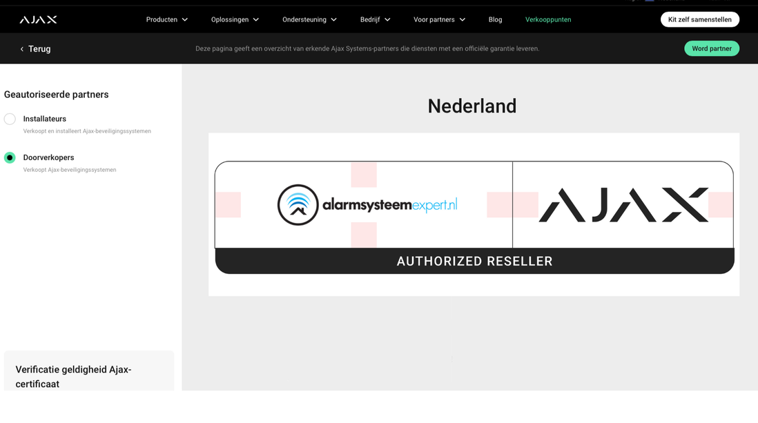 Ajax Systems Prise intelligente Prise sans fil