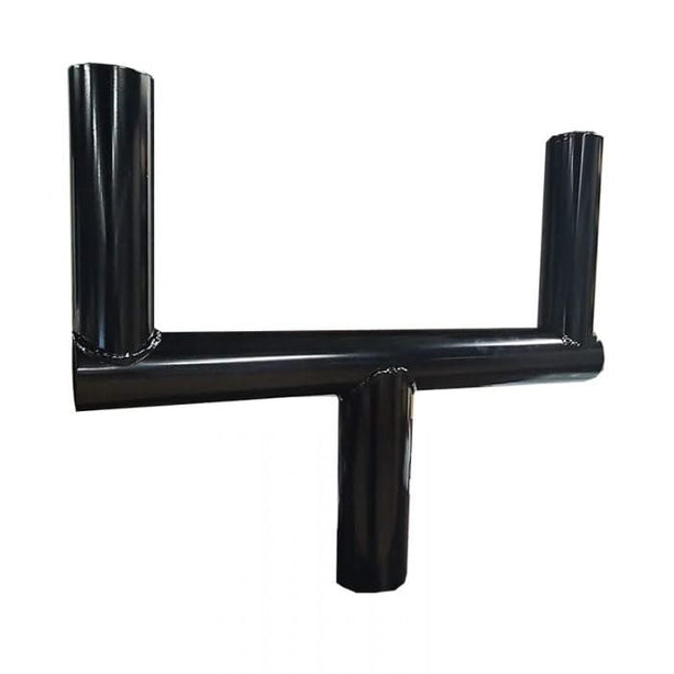 AlarmsystemExpert.nl Camera mast T-piece 90mm color black RAL9005