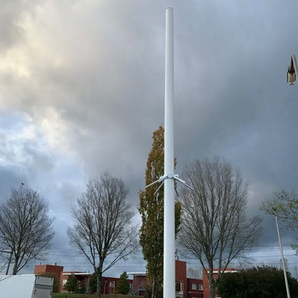 AlarmsystemExpert.nl Camera mast movable aluminum 3 meters Ø 90mm with tile frame