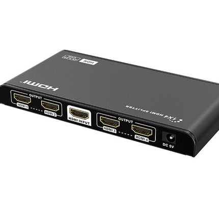 Alarm SystemExpert.co.uk HDMI 4-Port Splitter, 4K 60Hz UHD
