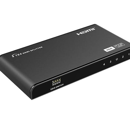 Alarm SystemExpert.co.uk HDMI 4-Port Splitter, 4K 60Hz UHD