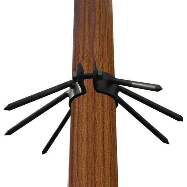 Alarm SystemExpert.co.uk Structure en bois léger mât à caméra avec ancre basculante 3 mètres