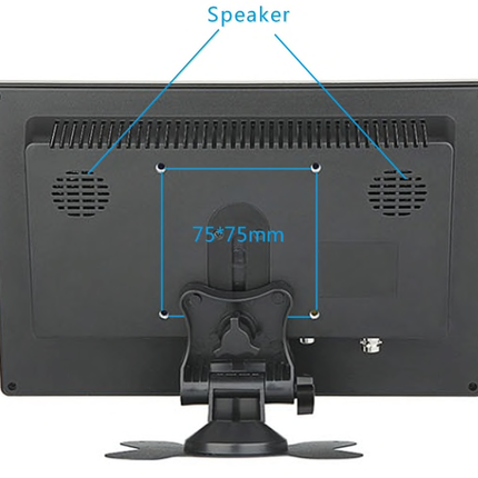AlarmsystemExpert.nl TFT 10" Full HD monitor incl. wall mounting bracket