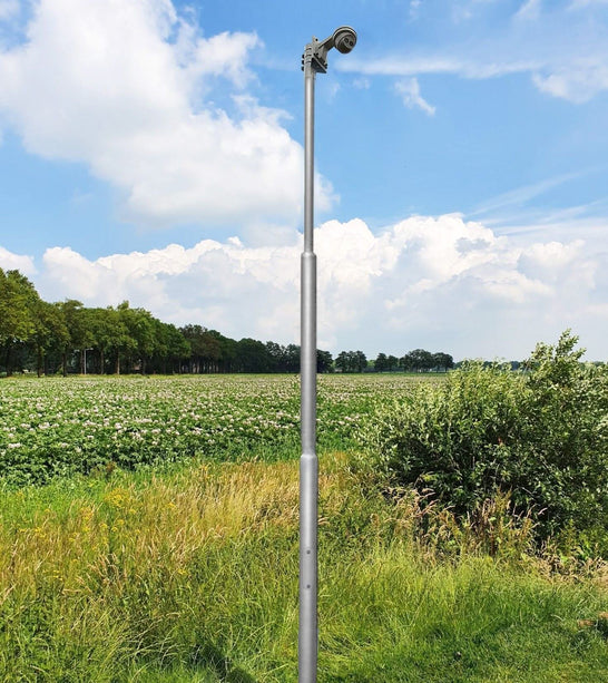 AlarmsystemExpert.co.uk Mât de caméra fixe de 4 mètres conique avec trappe d'inspection