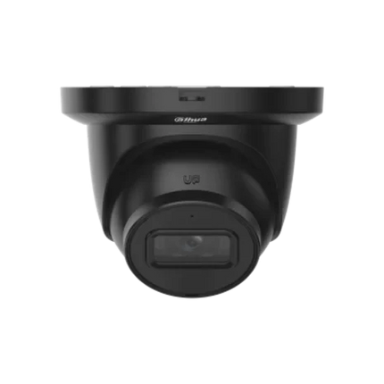 Dahua IPC-HDW2441TM-S 4MP IR WizSense Turret IR-LEDs, SD-Steckplatz, PoE, integriertes Mikrofon. Schwarz