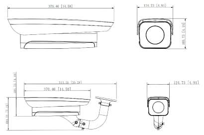 Dahua ITC237-PW6M-IRLZF1050-B 2MP WDR D/N 5-50mm Varifokalobjektiv inkl. Halterung