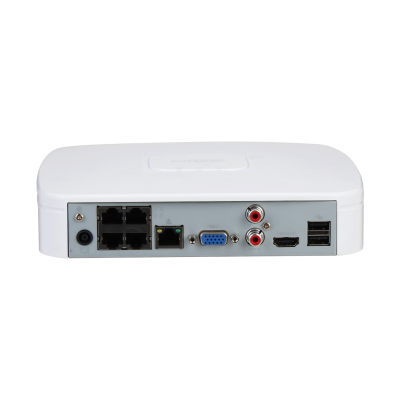 Dahua NVR2104-P-4KS3 Lite Series, 1x LAN 4x PoE Suitable for 4 IP cameras DEMO MODEL
