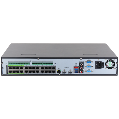 Dahua NVR5424-24P-EI, 24x PoE, ohne Speicher, geeignet für 24 IP-Kameras