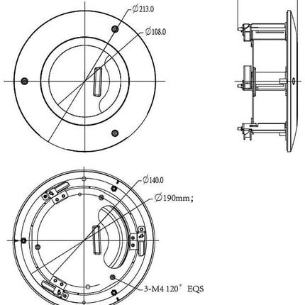 Dahua PFB201C, integrierte Halterung