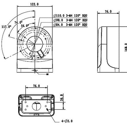 Dahua PFB203W Wandhalterung