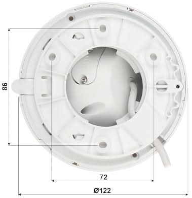 Dahua Set 1x Turret 4MP + Recorder & Bekabeling