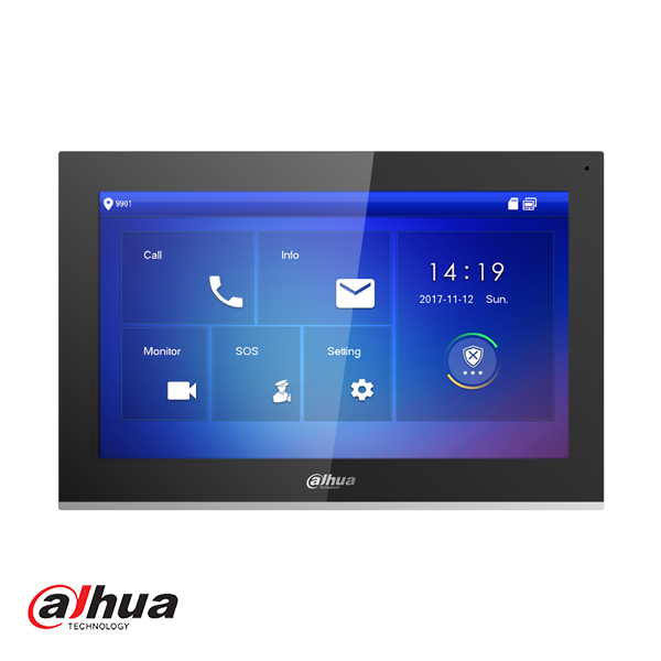 Dahua VTH5441G Innenstation, 10-Zoll-Touchscreen, Full HD, interner Speicher 8GB SD, SIP, PoE
