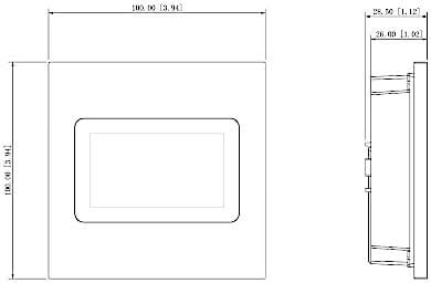 Dahua VTO4202F-MS Anzeigemodul