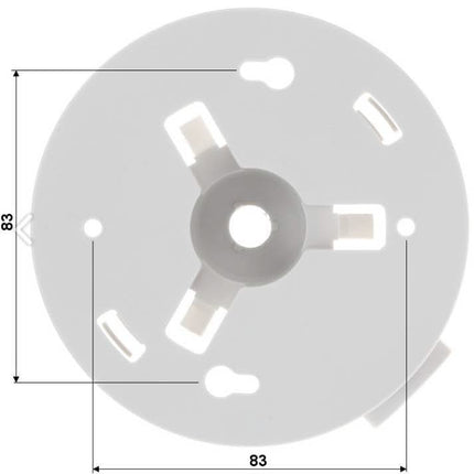 Hikvision DS-1280ZJ-PT3 Einbaugehäuse