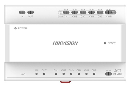 Hikvision DS-KAD706Y, Hikvision 2-Draht Master Video/Audio Verteiler