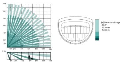 Hikvision DS-PDPC12PF-EG2-WE Wireless ColorVu Photo-PIR 12m Range Black