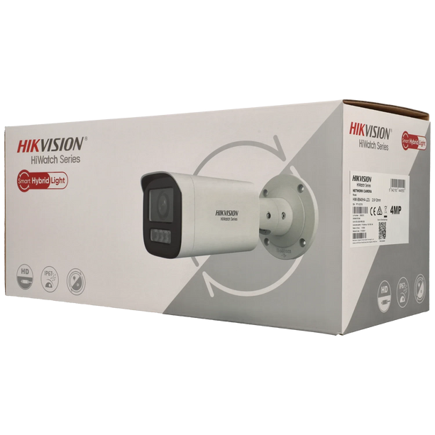 Hikvision HWI-B640HA-LZU, 4MP Bullet camera, Optical zoom 2.8mm-12mm, PoE, Smart Hybrid Lights