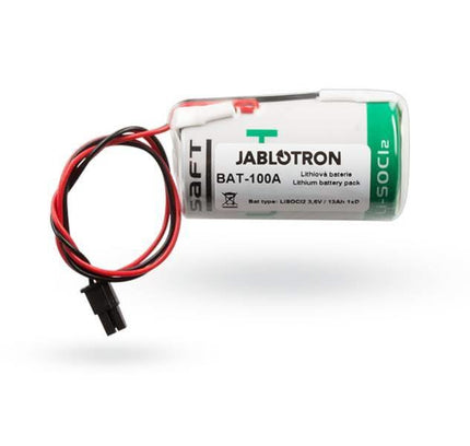 Jablotron Bat-100 Batterie für JA-163A RB, Lithium-Batterie 3.6V 13Ah 1xD