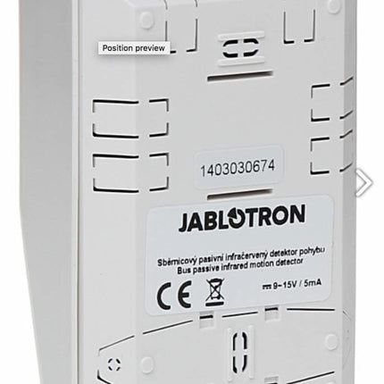 Jablotron JA-150P Wireless mini PIR