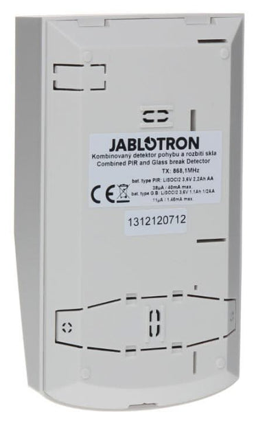 Jablotron JA-180PB Détecteur de bris de glace et PIR sans fil