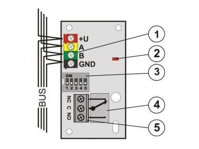 Jablotron JB-111N BUS-Signalausgangsmodul PG
