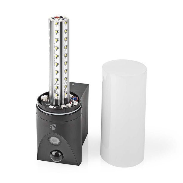 Nedis 2Mp SmartLife WiFi Camera (rotative) pour l'extérieur avec lampe LED intégrée