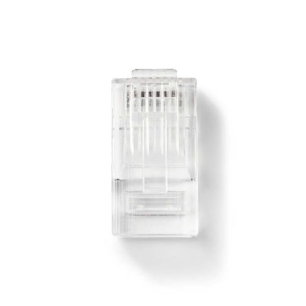 Nedis RJ45 Stecker CAT5 UTP Pass Through Solid 10 Stück (steife Adern)