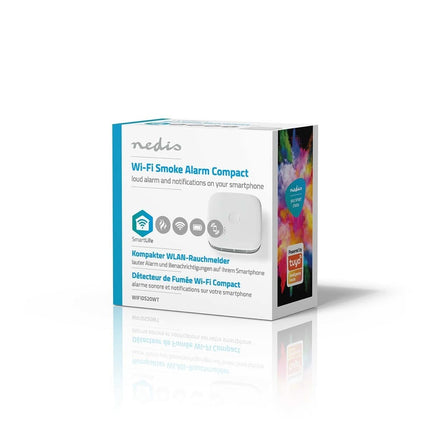 Détecteur de fumée Nedis SmartLife avec batterie remplaçable