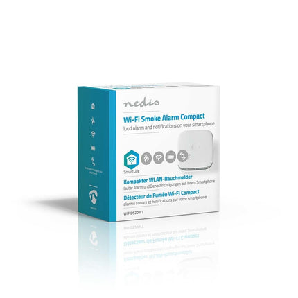Détecteur de fumée Nedis SmartLife avec batterie remplaçable
