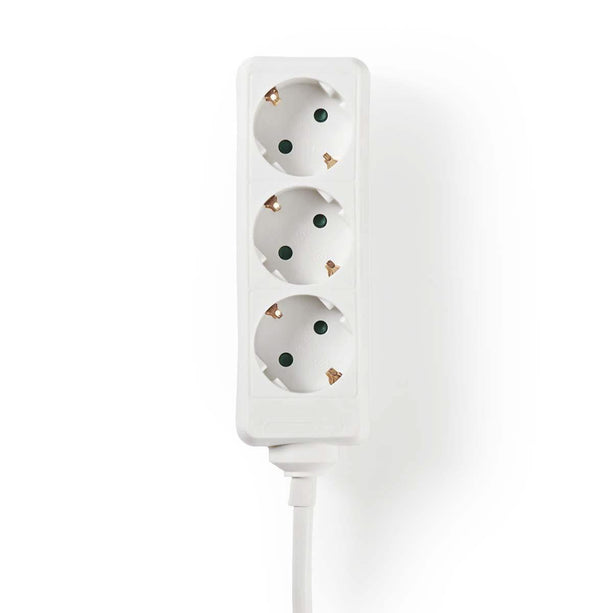 Nedis Socket outlet with protective earth, 16 A, 3-way, 1.5m