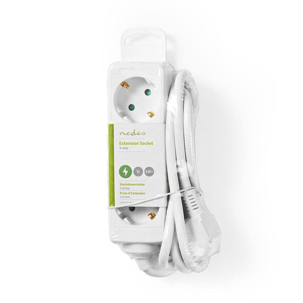 Nedis Socket outlet with protective earth, 16 A, 3-way, 3m