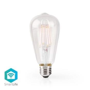 Nedis Wi-Fi Smart LED Filament Lamp | E27 | ST64 | 5 W | 500 lm