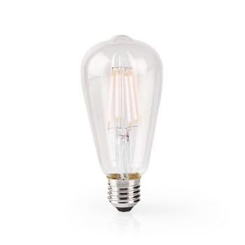 Nedis Wi-Fi Smart LED Filament Lamp | E27 | ST64 | 5 W | 500 lm