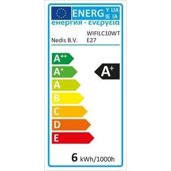 Nedis Wi-Fi smart LED bulb | Full-Colour and Warm-White | E27