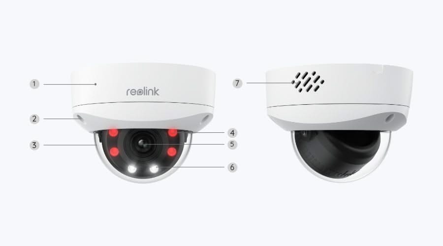 Reolink P437, caméra PoE intelligente 4K avec zoom optique 5X