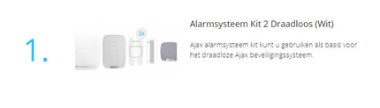 Ajax Systems Ajax Systems Alarmanlage Kit 2 Drahtlos (Weiß)