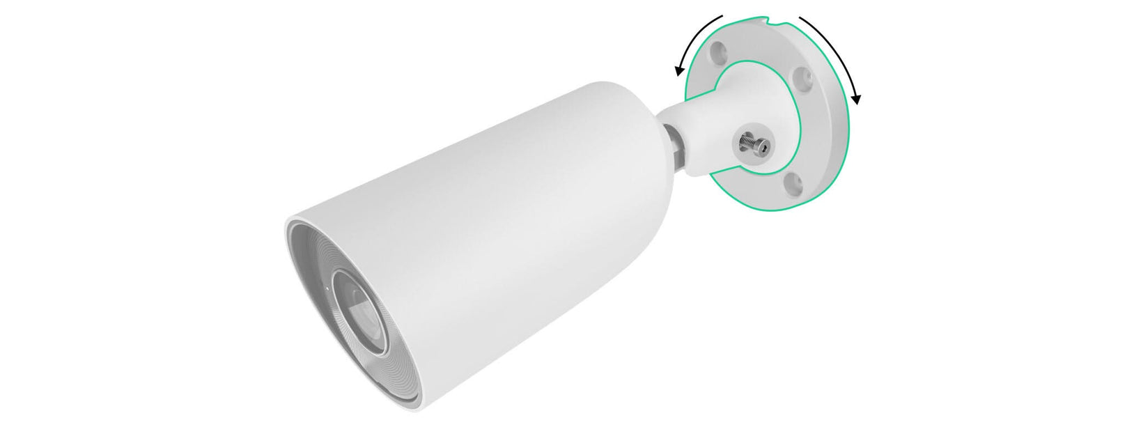 Ajax Systems Ajax Systems BulletCam 8MP White IP Security Camera