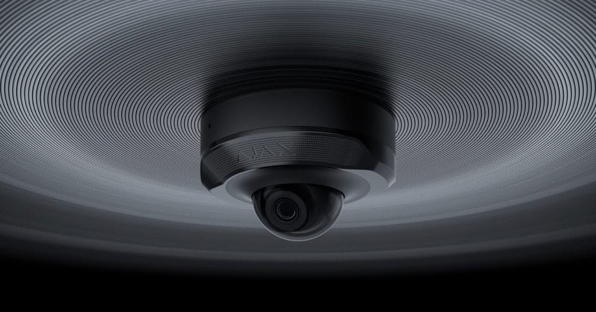 Ajax Systems Ajax Systems DomeCam Black Mini 8MP caméra de sécurité IP