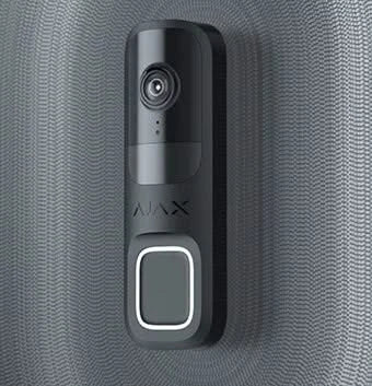 Ajax Systems Ajax Systems DoorBell Light Grey, 4 MP Kamera mit eingebautem AI und PIR Sensor DEMO MODEL