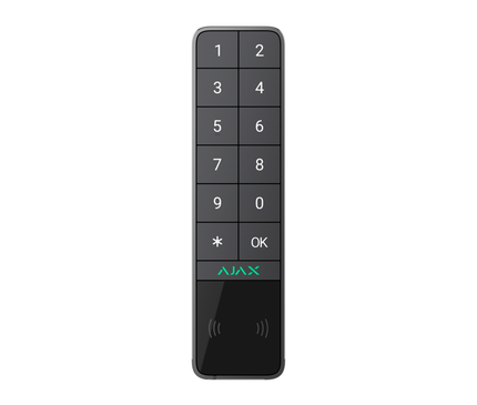 Ajax Systems Ajax Systems KeyPad Outdoor Jeweller draadloos met DESFire en BLE kaartlezer