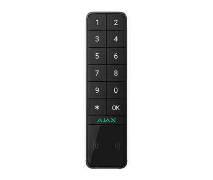 Ajax Systems Ajax Systems KeyPad Outdoor Jeweller draadloos met DESFire en BLE kaartlezer