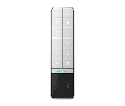 Ajax Systems Ajax Systems KeyPad Outdoor Jeweller draadloos met DESFire en BLE kaartlezer