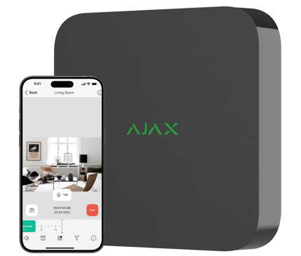 Ajax Systems Ajax Systems Kit 4x Turret, NVR und Verkabelung schwarz