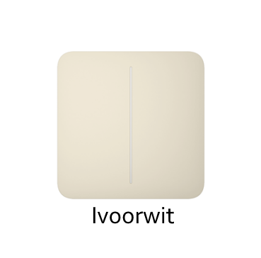 Ajax Systems Ajax Systems Light Switch Solo Button (2-gang)