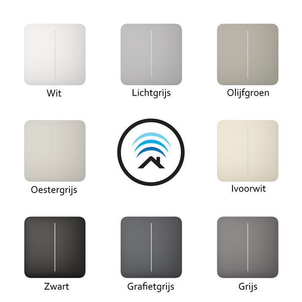 Ajax Systems Ajax Systems Light Switch Solo Button (2-gang)