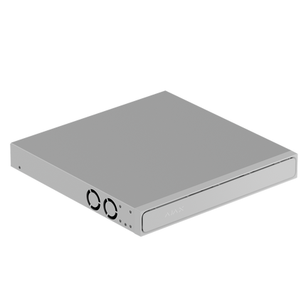Ajax Systems Ajax Systems NVR H2DAC Rekorder 8 Kanäle, 4K HDMI ohne PoE, Weiß