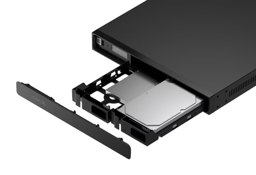 Ajax Systems Ajax Systems NVR H2DAC Rekorder 16 Kanäle, 4K HDMI ohne PoE, Schwarz